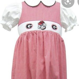 Red and White Kids Dress